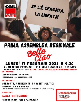 PRIMA ASSEMBLEA REGIONALE 